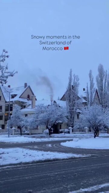 Ifrane transformed into a winter wonderland! ❄️✨

#Ifrane #DiscoverIfrane #Morocco #WinterInMorocco #SnowDay #LittleSwitzerland